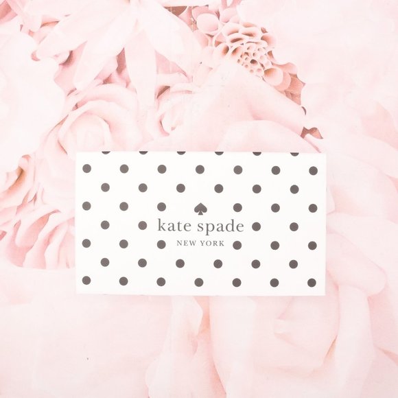 Kate Spade Women's Cheers Phone Wallet Black/White Polka Dot Leather W/Gift Box - Picture 10 of 10